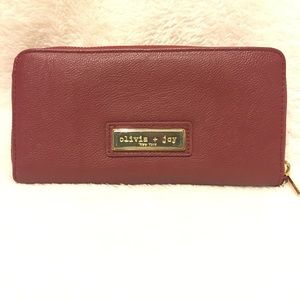 Olivia + Joy Red Wallet